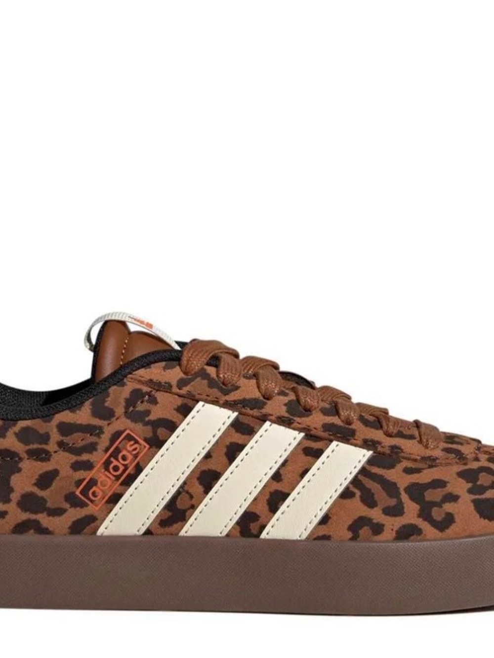 Adidas VL Court 3.0 Leopard Print Sneakers – Women’s Size 9.5 – Like New!